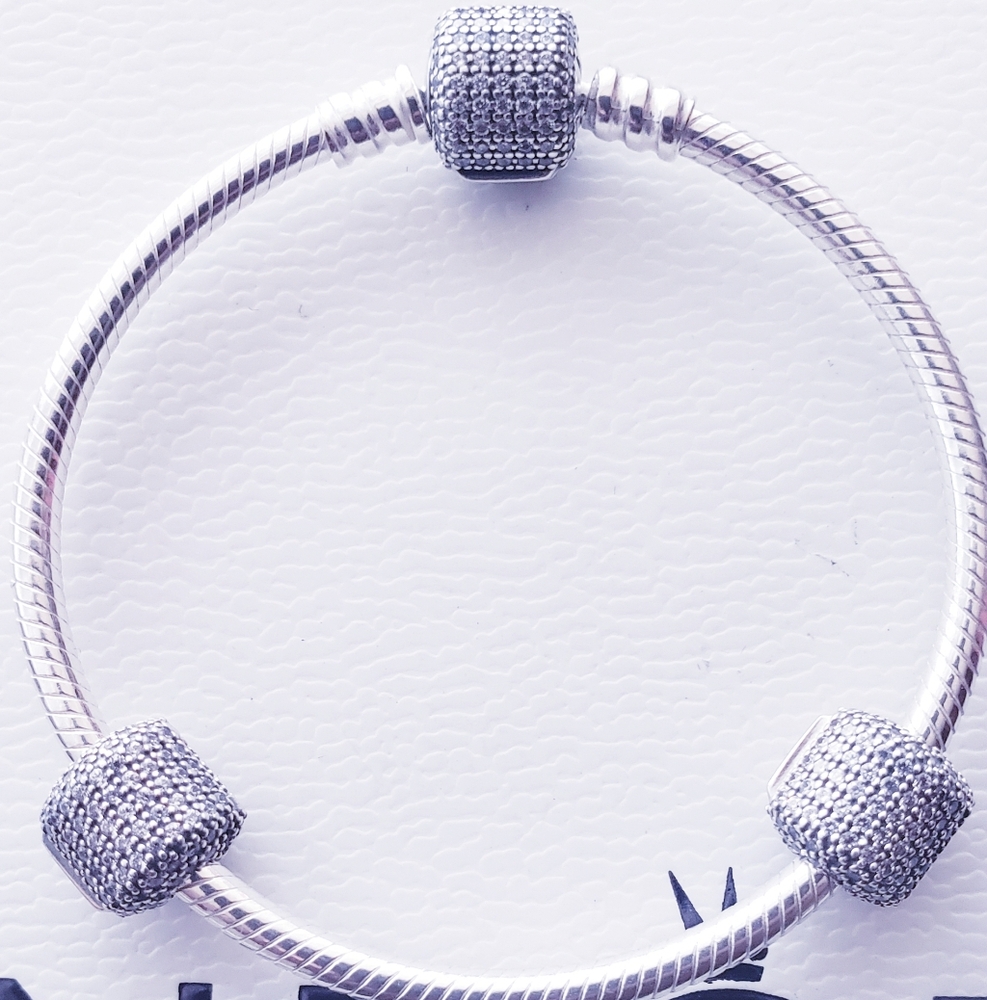 Authentic Pandora Bracelet Set - Picture 2 of 13